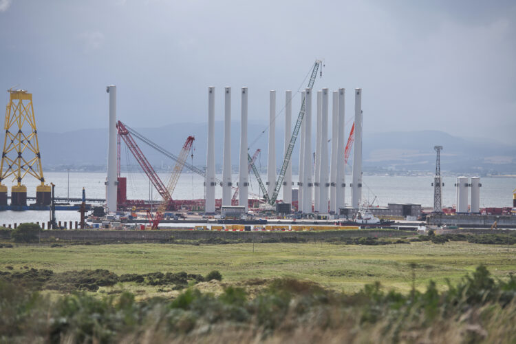 Moray East Offshore WindFarm August 2021