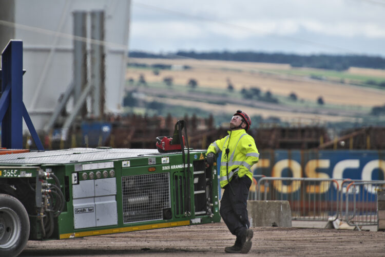 Moray East Offshore WindFarm August 2021