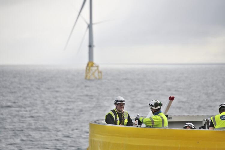 Moray East Offshore WindFarm August 2021